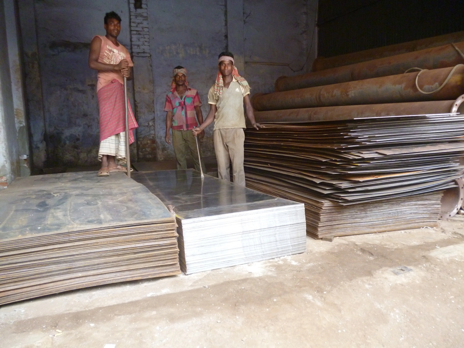 Steel Factory Workers